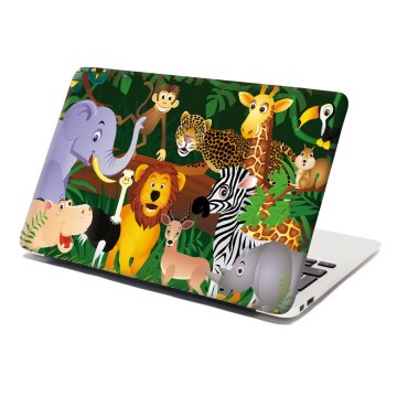 Samolepka na notebook Zvířátka