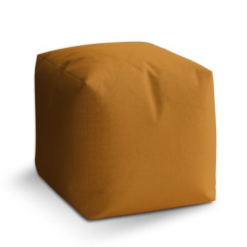 Taburet Cube Okrová: 40x40x40 cm