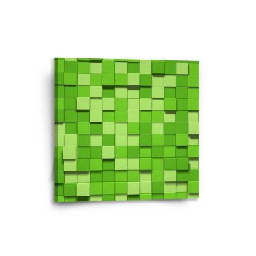 Obraz Green Blocks 3D