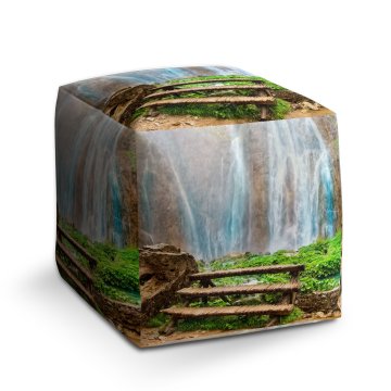 Taburet Cube Posezení u vodopádu: 40x40x40 cm