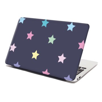 Samolepka na notebook Hvězdy na modré