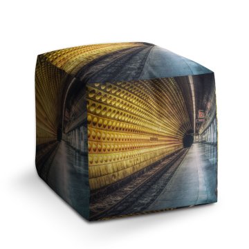 Taburet Cube Pražské metro: 40x40x40 cm