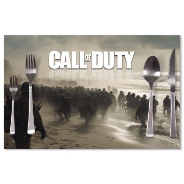 Prostírání Call of Duty Normandie: 40x30cm