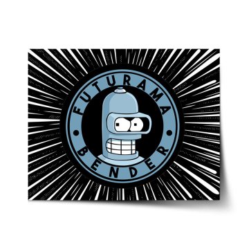 Plakát Futurama Bender Vesmír