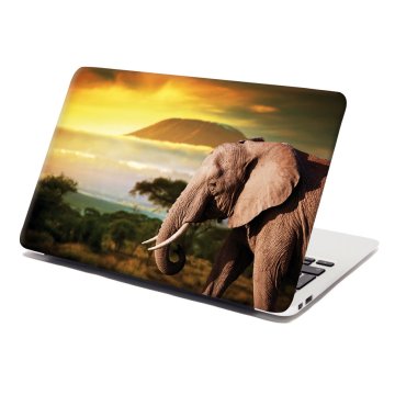 Samolepka na notebook Slon z profilu