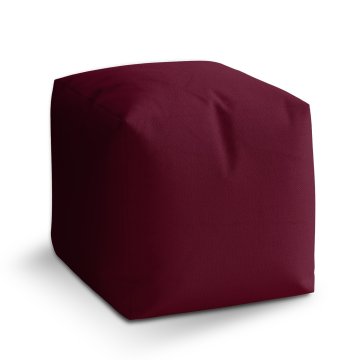 Taburet Cube Bordó: 40x40x40 cm