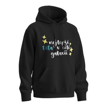 Mikina s potiskem pro tátu Nejlepší táta v celé galaxii
