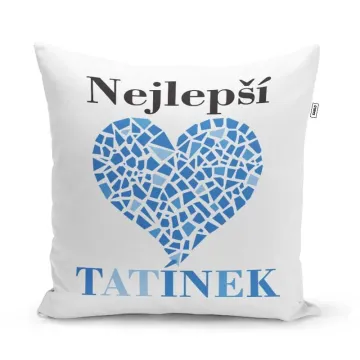 Polštář Nejlepší tatínek: 40x40 cm