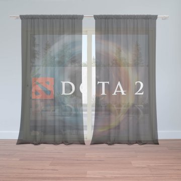 Záclony DOTA2 Abstract: 2ks 150x250cm