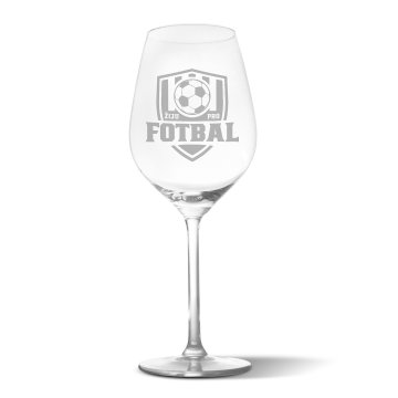 Sklenička na víno Žiju pro fotbal: 49 cl