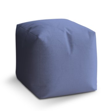 Taburet Cube Fialově modrá: 40x40x40 cm