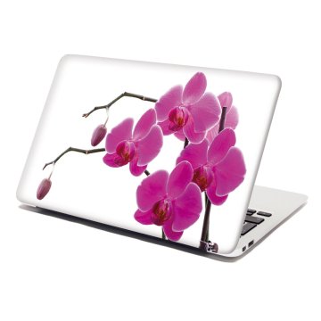 Samolepka na notebook Fialové orchideje