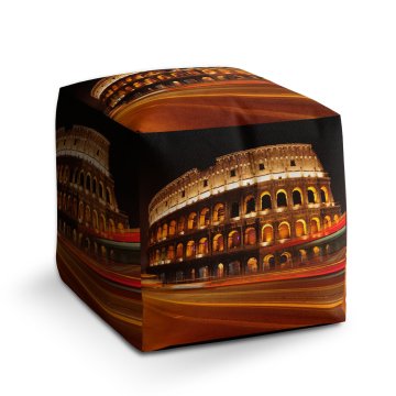 Taburet Cube Koloseum: 40x40x40 cm