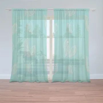 Záclony Peříčka: 2ks 150x250cm
