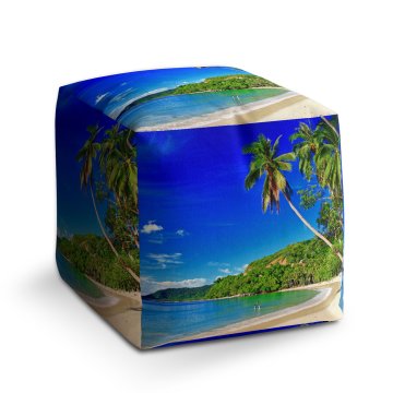 Taburet Cube Pláž 2: 40x40x40 cm