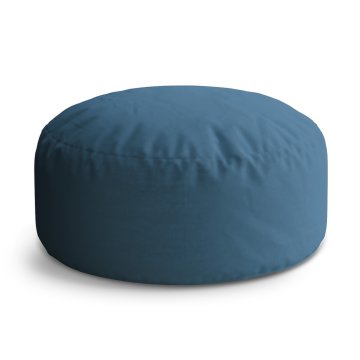 Taburet Circle Indigově modrá: 40x50 cm