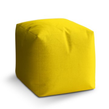 Taburet Cube Žlutá 2: 40x40x40 cm