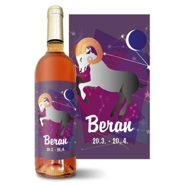 Růžové víno Beran: 0,75 l 