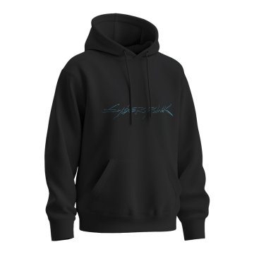 Mikina s potiskem Cyberpunk 2077 nápis