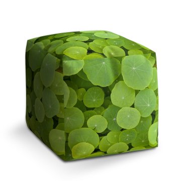 Taburet Cube Listy leknínu: 40x40x40 cm