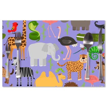 Prostírání Animované safari: 40x30cm