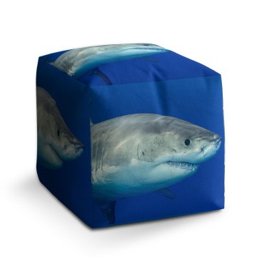 Taburet Cube Žralok: 40x40x40 cm