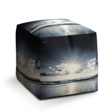 Taburet Cube Pohled na moře: 40x40x40 cm