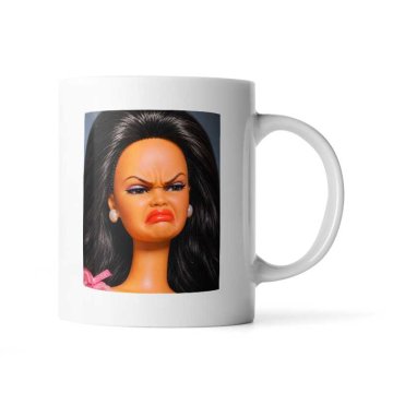 Hrnek Naštvaná Barbie - Meme Barbie