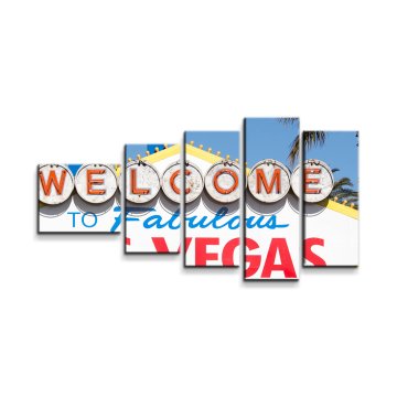 Obraz - 5-dílný Welcome to Las Vegas