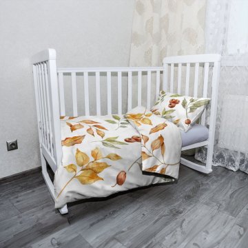 Dětské povlečení do postýlky Barvy podzimu