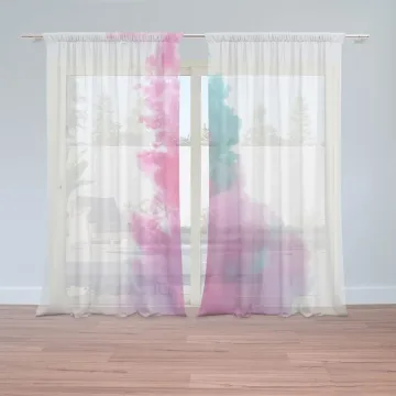 Záclony Barevný kouř: 2ks 150x250cm