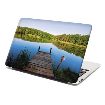 Samolepka na notebook Molo na jezeře