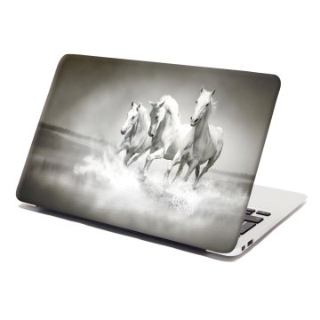 Samolepka na notebook Bílí koně