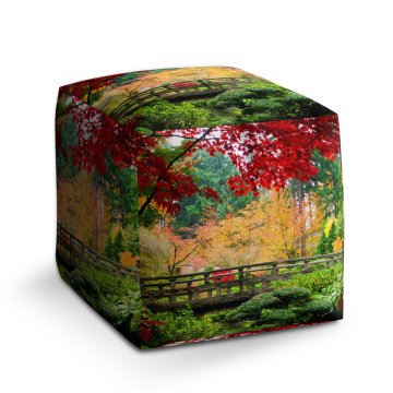Taburet Cube Most v parku: 40x40x40 cm