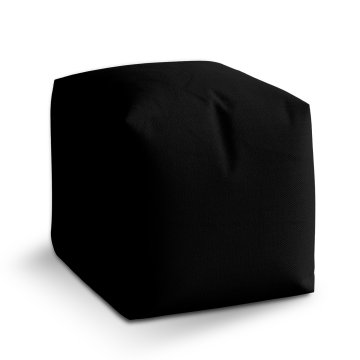 Taburet Cube Černá: 40x40x40 cm