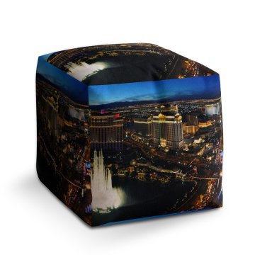 Taburet Cube Las Vegas: 40x40x40 cm