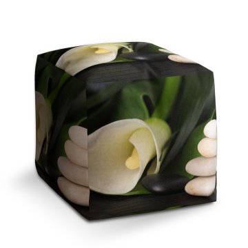 Taburet Cube Kala: 40x40x40 cm