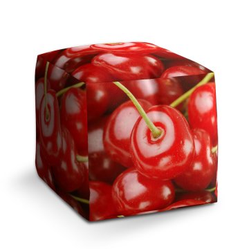 Taburet Cube Třešně: 40x40x40 cm