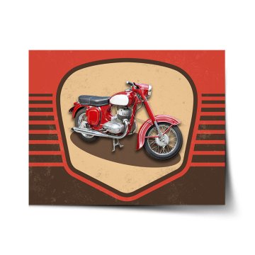 Plakát Jawa panelka Vintage