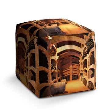 Taburet Cube Vinný sklep: 40x40x40 cm