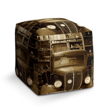 Taburet Cube Veterán: 40x40x40 cm