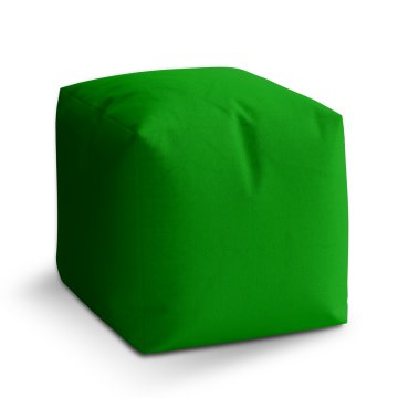 Taburet Cube Irská zelená: 40x40x40 cm