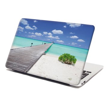 Samolepka na notebook Molo na pláži