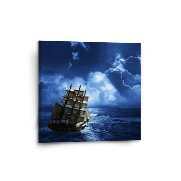 Obraz Loď v bouřce