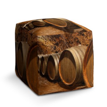 Taburet Cube Sudy: 40x40x40 cm