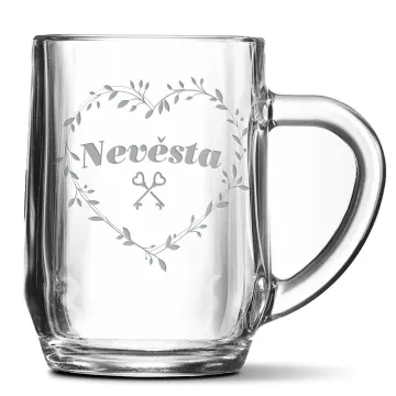 Půllitr Nevěsta srdce: 0,5