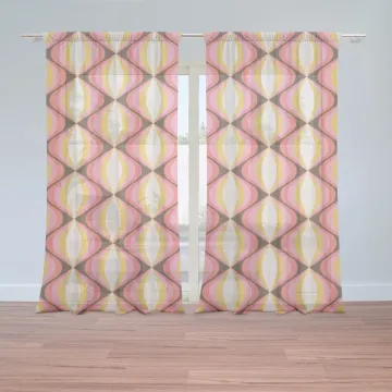 Záclony Kaleidoskop vzpomínek: 2ks 150x250cm