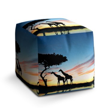 Taburet Cube Sahara: 40x40x40 cm