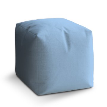 Taburet Cube Modrá sky blue: 40x40x40 cm