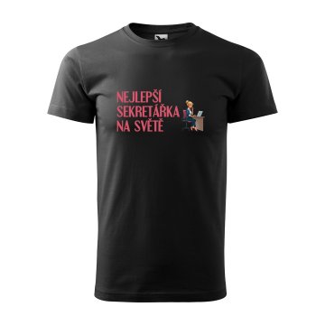 Tričko s potiskem Nejlepší sekretářka na světě